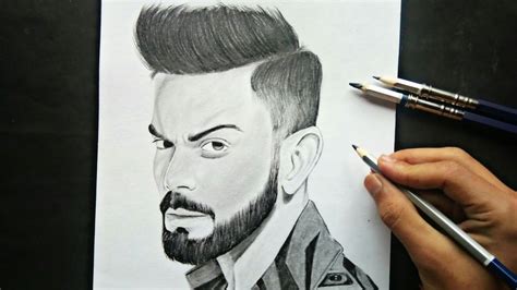 Virat Kohli Colouring Pages