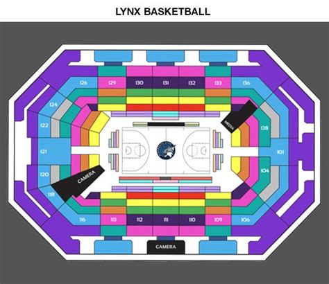 Seating Chart Target Center