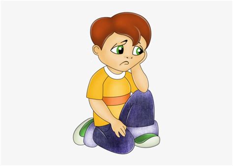 Sad Kids Jpg Transparent Huge Freebie - Sad Boy Cartoon Png Transparent PNG - 324x513 - Free ...