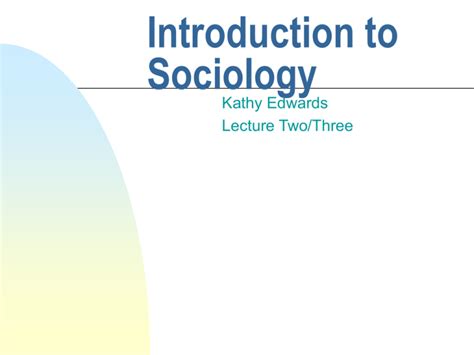 Introduction to Sociology