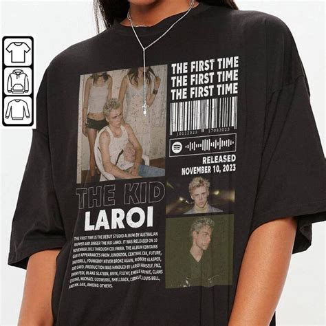 The Kid LAROI Merch Shirt, The First Time Laroi Album 90s Tee, The Kid LAROI Rap - Walmart.com