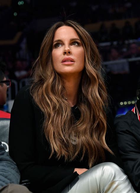 KATE BECKINSALE at LA Lakers vs Miami Heat Game in Los Angeles 11/08 ...