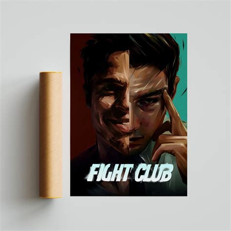 Fight Club Movie Poster Fight Club Posters Wall Art Wall - Etsy