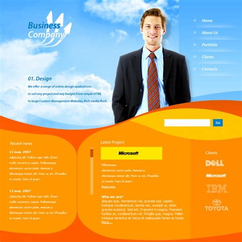 3876 - Flash - Business - Flash Templates - DreamTemplate