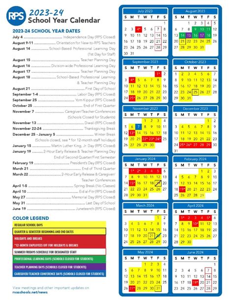 Richmond Public Schools Calendar 2024-2025 - Fsu Football Schedule 2024