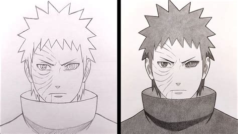 How to Draw Obito Uchiha - Naruto - YouTube