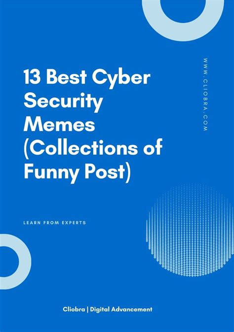 13 Best Cyber Security Memes (Collections of Funny Post)