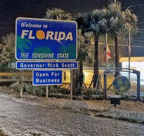 Snow in Florida?!?! Say it ain’t so!! #winter #florida #southflorida # ...