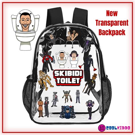 This Hilarious Clear Backpack is a Must-have for Any Fan of Skibidi Toilet's Iconic Youtube ...