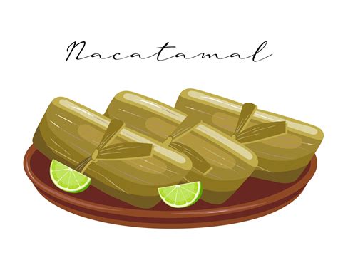 Meat with vegetables in banana leaves, Nacatamal, Latin American cuisine. National cuisine of ...