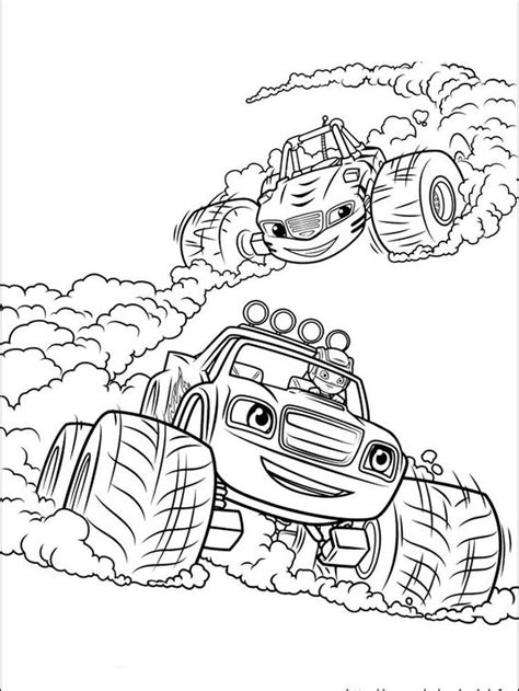 blaze and the monster machines christmas coloring pages. Blaze and The Monster Machine ...