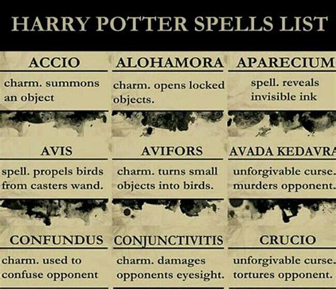 ~Harry Potter Spells~ | Harry Potter Amino