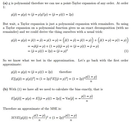 variance - Finding the MSE Using the Delta Method - Cross Validated