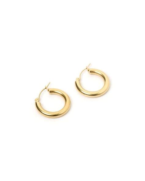 ARMS OF EVE Quinn Gold Earrings in Metallic | Lyst UK