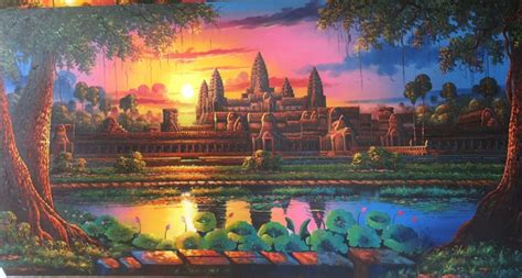 Angkor wat | Background images, Pikachu drawing, Digital painting