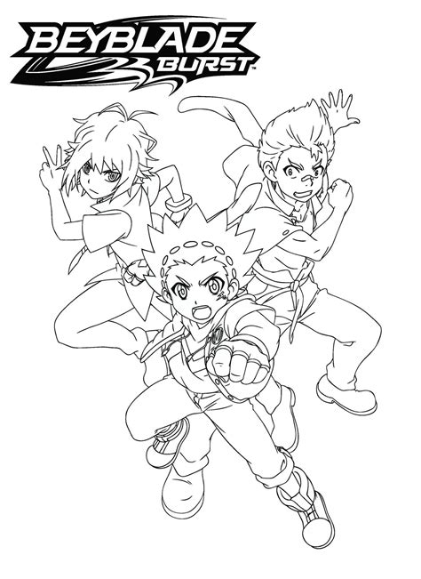 Beyblade Printable Coloring Pages