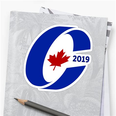 "Conservative Party of Canada 2019 Logo" Sticker by Spacestuffplus | Redbubble