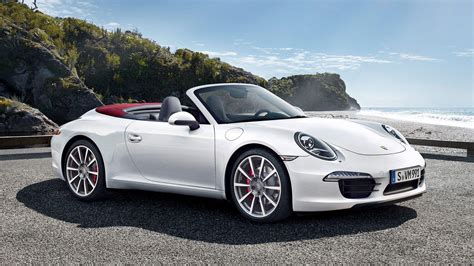 White Porsche 911 Carrera Cabriolet Car Wallpapers - Wallpaper Cave