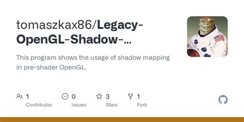 GitHub - tomaszkax86/Legacy-OpenGL-Shadow-Mapping: This program shows the usage of shadow ...