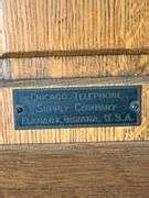 G- CHICAGO TELEPHONE SUPPLY COMPANY VINTAGE WALL PHONE - Ford Brothers, Inc.