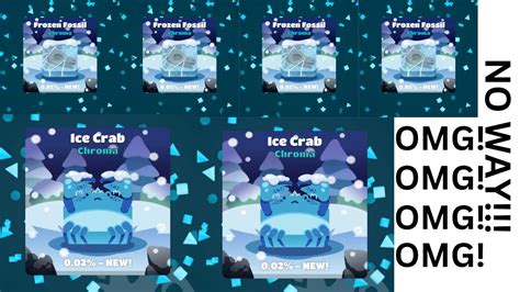 OMG! I GOT ICE CRAB AND FROZEN FOSSIL IN BLOOKET!!! - YouTube