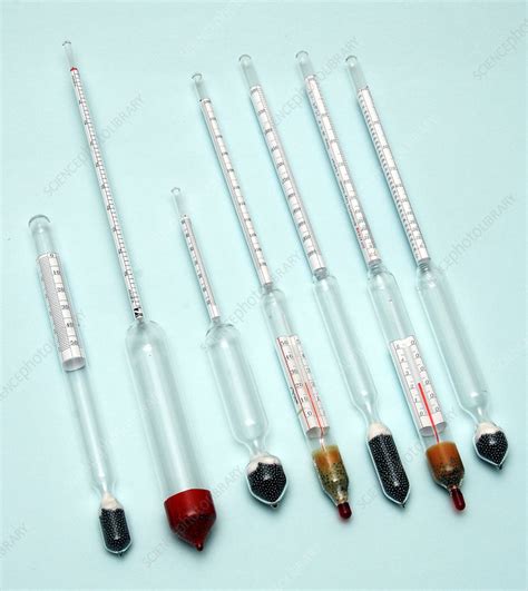 Hydrometers - Stock Image - C028/1257 - Science Photo Library