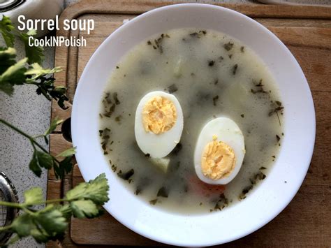 Polish Sorrel Soup - CookINPolish - Traditional Recipes