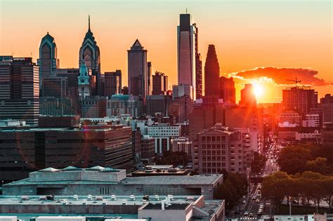 Sunset in Philly : r/philadelphia