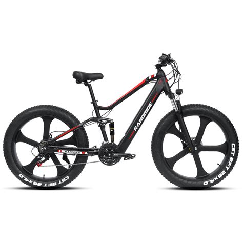 RANDRIDE Full Suspension Fat Tire Electric Bike 1000w Electric Bicycle