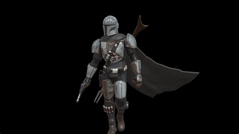 Mandalorian The Fortnite Season 6 Skin Updated - Download Free 3D model ...