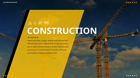 Construction PowerPoint Templates for Presentation