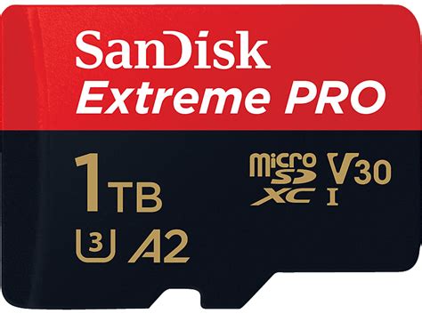 SANDISK 1TB Extreme PRO SDXC Karte + RescuePro Deluxe bis zu 200 MB/s UHS-I Class 10 U3 V30 ...