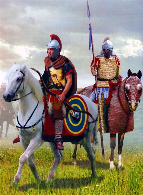 Late Roman Cavalrymen. Fifth century AD. | Roman history, Roman soldiers, Roman warriors