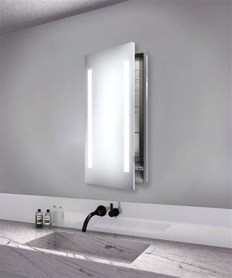 Recessed Medicine Cabinet With Lights / Sirius - Round Recessed LED Cabinet Light - The cabinet ...