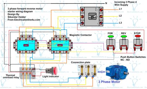 Forward Reverse Motor Control Wiring Diagram