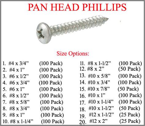 Sheet Metal Screws Zinc Choose Size and Head | eBay