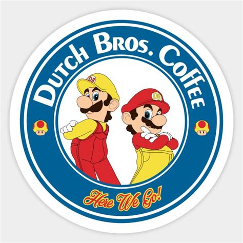 Dutch Bros Coffee Decal Laptop Decals Stickers | Custom Made In the USA | Fast Shipping