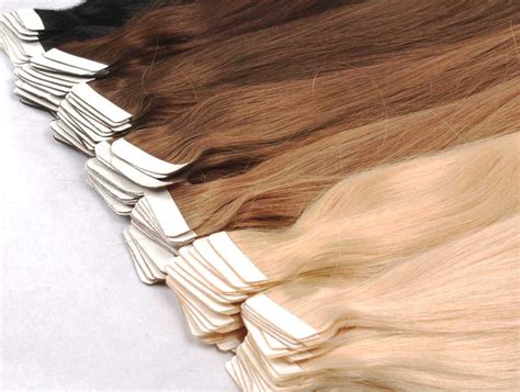 Tape hair extensions