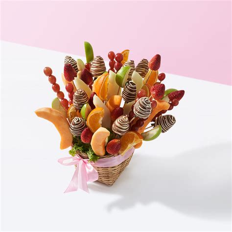 Chocolate Covered Fruit Basket