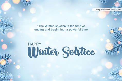 Winter Solstice 2022: Wishes, Images, Messages, Sayings, Greetings, Instagram Captions, Posters ...