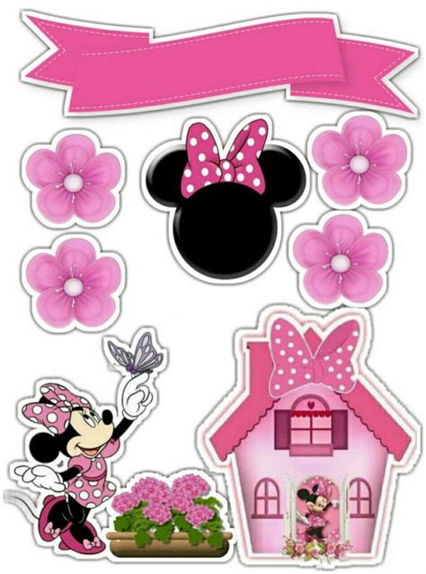 Pin de Alexita Coronel en sticker | Imprimibles minnie, Tema de minnie mouse, Minnie