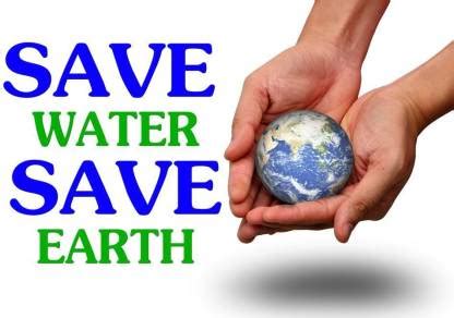 save water save earth new sticker poster|save water quotes|environment ...