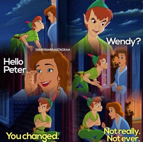 Peter and grown up Wendy from Return to Neverland. | Peter pan disney, Disney animated movies ...