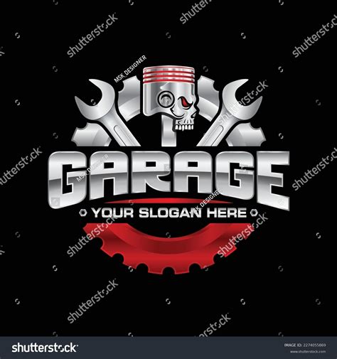 Automotive Garage Logo Combination Automobile Tools Stok Vektör (Telifsiz) 2274055869 | Shutterstock