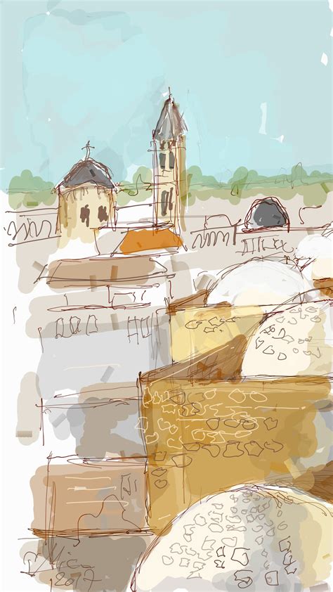 A Digital Free Hand painting tour in Jerusalem old city | Michael Slatkine