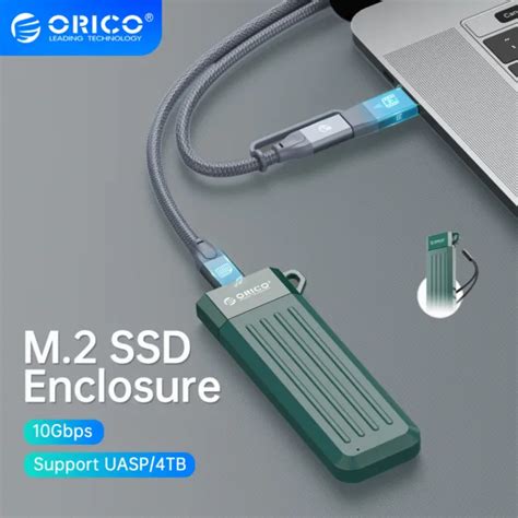 ORICO M.2 SSD NVMe Enclosure USB-C 10Gbps PCIe NVMe External UASP SSD ...