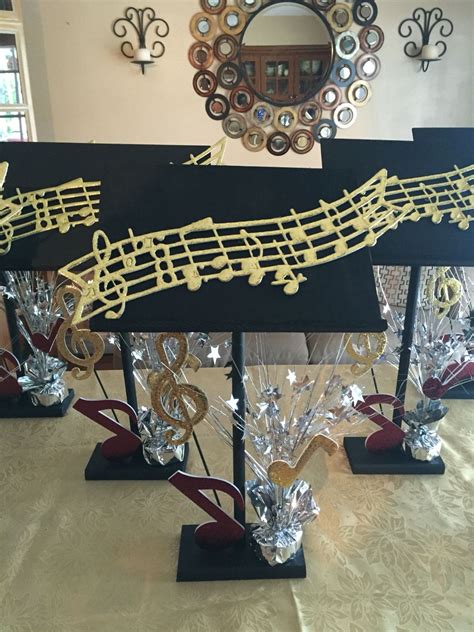 Music Centerpieces … | Music themed parties, Music centerpieces, Music themed wedding