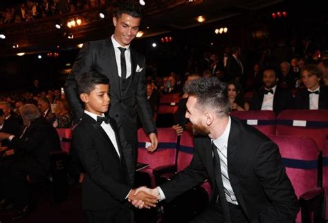 Ronaldo's Son Meets His Idol, Messi | Others