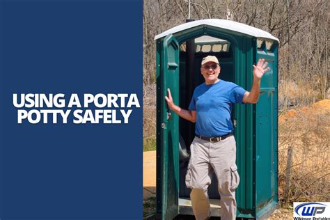 Using a Porta Potty Safely - Wilkinson Portables