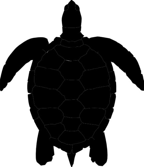 Turtle Black Silhouette Clip Art at Clker.com - vector clip art online, royalty free & public domain